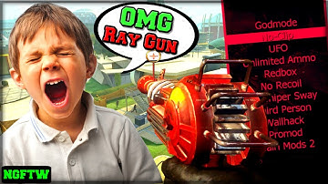 Black Ops 2 1V1 TROLLING KID WITH RAYGUN ONLINE! (ANGRIEST KID ON XBOX!) 1V1 AIMBOT!