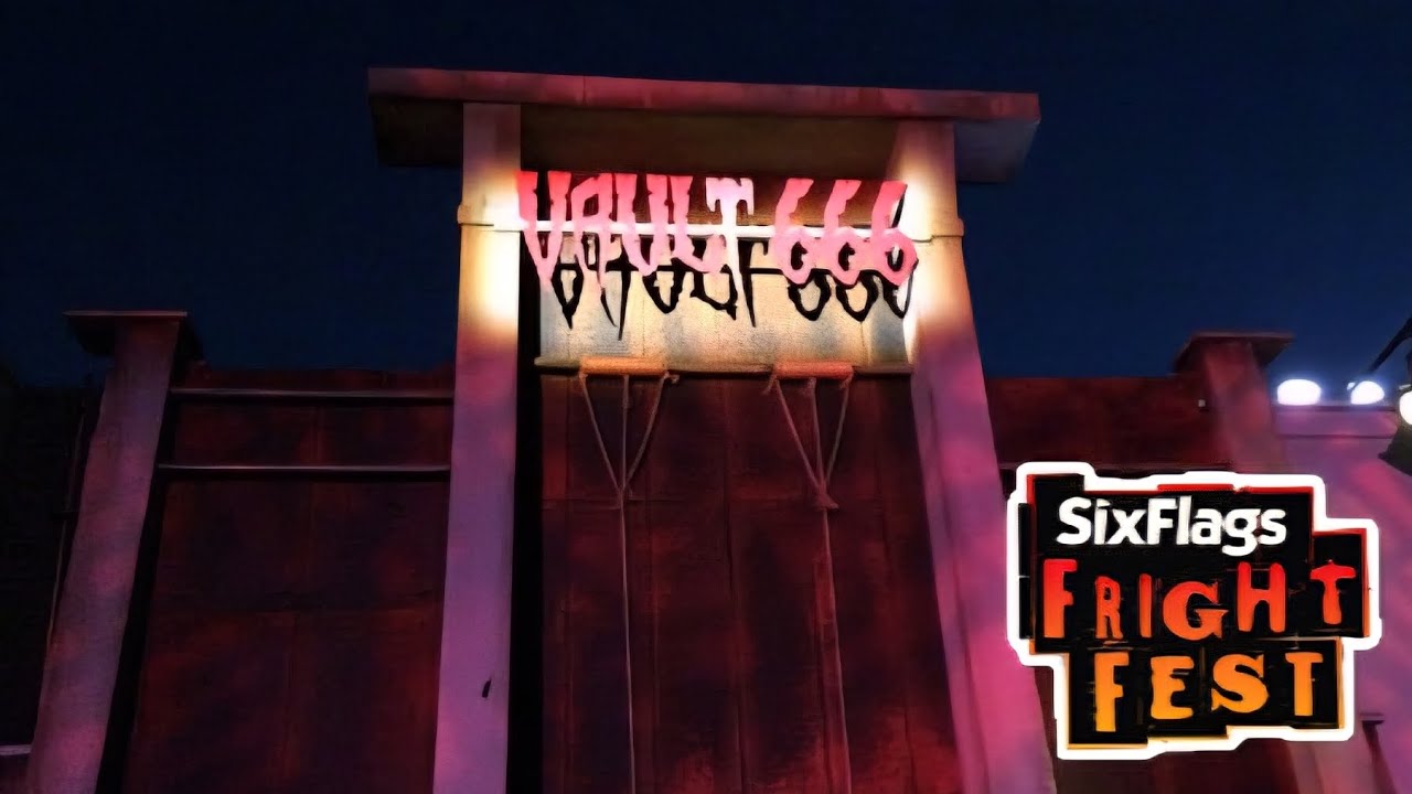 Убежище 666: Разблокировано – Полное прохождение Haunted Maze от лица | Six Flags Fright Fest 2025