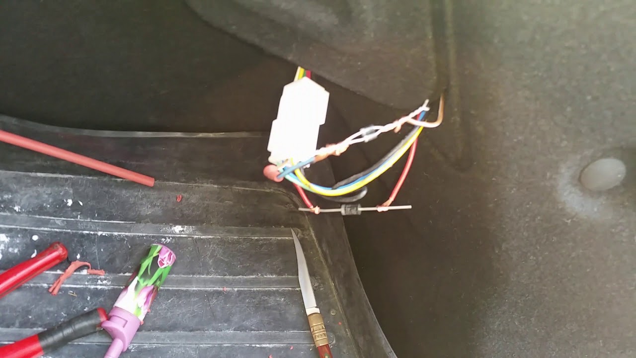 диодная светотехника на равон джентра ,мерцает свет - YouTube