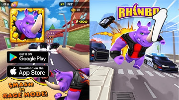 Rhinbo - Runner Game Gameplay Walkthrough Part 1 (Android, IOS)