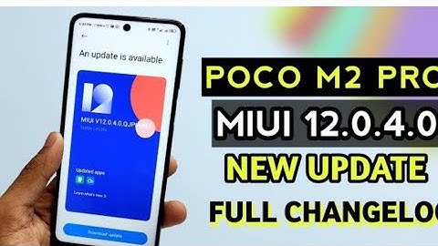 poco m2 pro miui 12.0.4.0| poco m2 pro  new update| miui 12.0.4.0 stable update