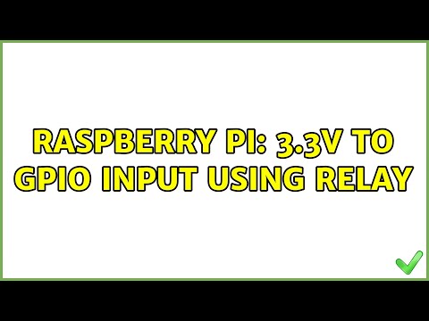 Raspberry Pi: 3.3v to GPIO input using relay