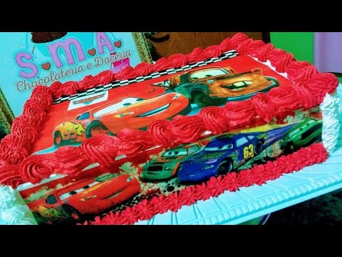 Bolo de aniversário tema carros - decoração 