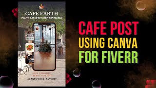 Social media post design for cafe using canva | canva for beginners screenshot 5