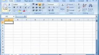 Excel 2007/2010 - Lesson 1   Understanding the Ribbon User Interface