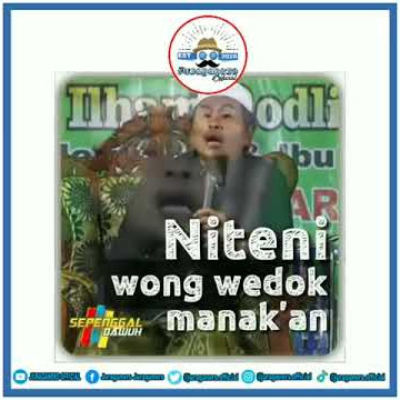 Story WA KH Anwar Zahid - Golek wong wedok seng Walud (manak an)