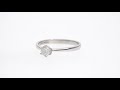 Engagement ring in 14K 0.35 ct video