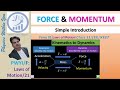Force and Momentum: Simple Introduction I Laws of Motion 01 I Class 9/11 I JEE/NEET