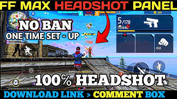 Auto Headshot Config File 🚀🎯 freefire aimbot + aimlock 🎯 | Headshot config file free fire max 🔥
