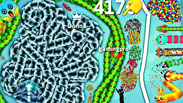 Epic Snake Io Gameplay! Top 1 Snake Io 🐍 The Map Snake Game #snakeio #ikilled godofsnake #gameplay