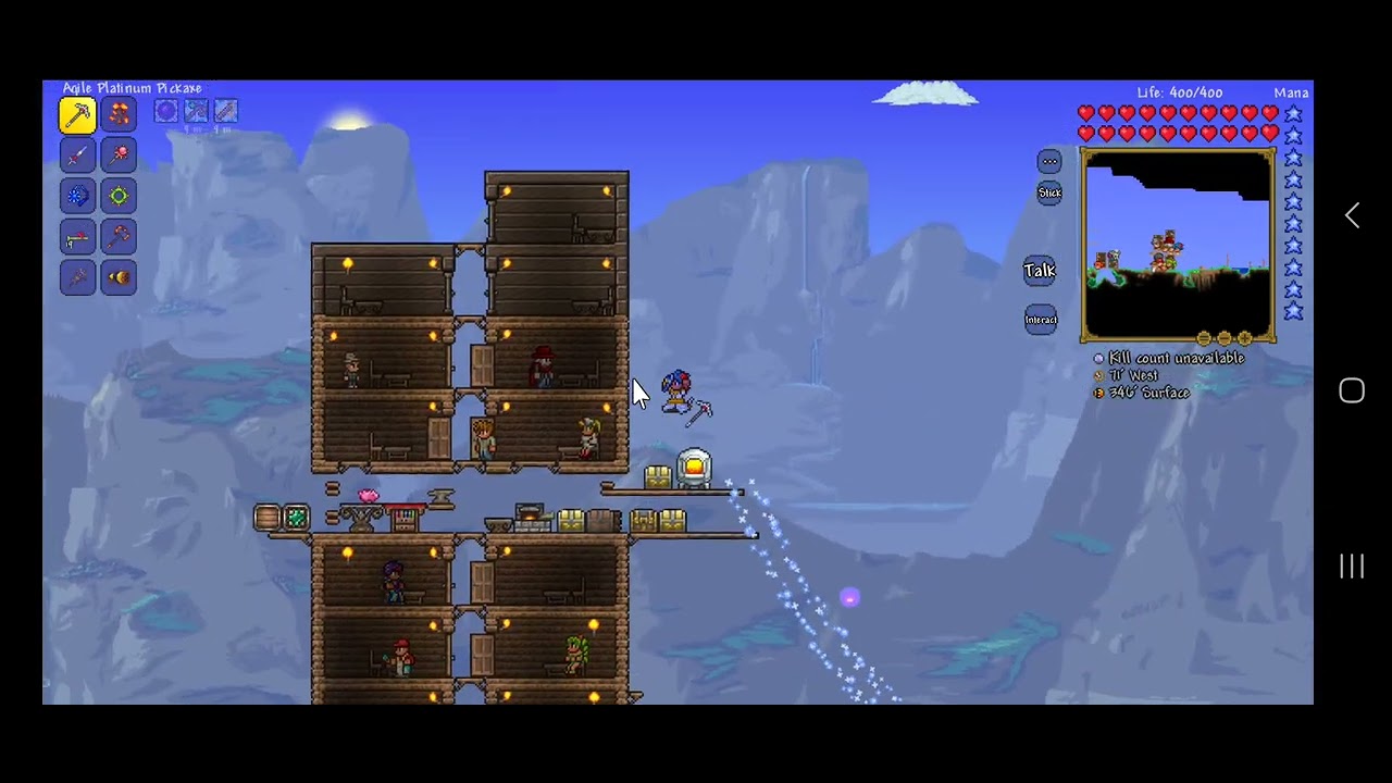 One of the most painful Terraria Calamity Mobile playthroughs in my ...