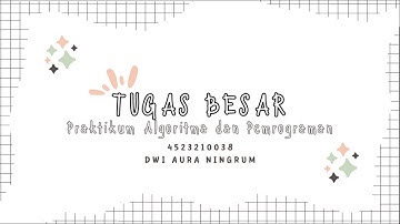 Tugas Besar Praktikum Algoritma dan Pemrograman || Si Pembayaran PLN