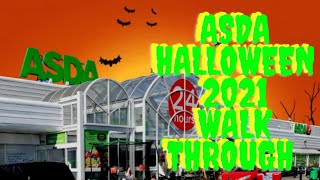 Asda Halloween 2021 Walk Through | Halloween haul on the seasonal aisle