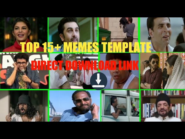 Top 15+ Memes Clips For Editing || Gaming Memes || Direct Download Link ||