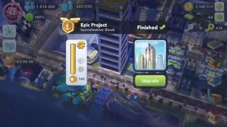 SimCity BuildIt - Have you spot the new design of epic project?