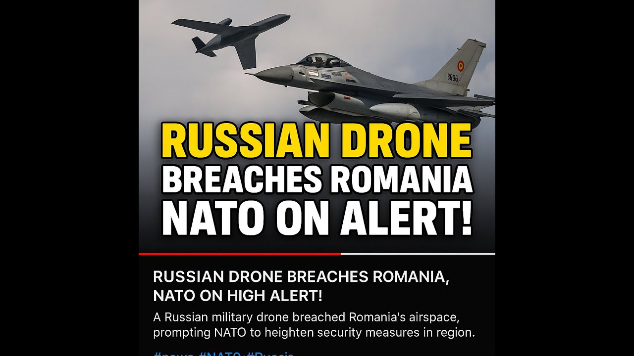Russian Drone Breaches Romania – NATO on High Alert!