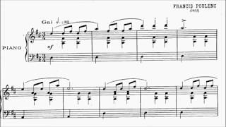 ABRSM Piano 2019-2020 Grade 5 C:5 C5 Poulenc Valse Tyrolienne (Villageoises No.1) Sheet Music La Tyrolienne Valse