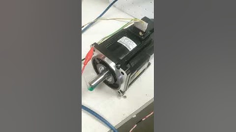 TEST RUN - Yaskawa Servo Motor- SGMGV-05DDW-YG14