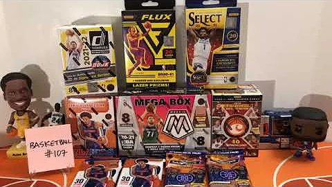 Basketball Break #107. 4/3/22. 2020-21 2021-22 Mosaic Mega Box Donruss Hoops Blaster Select Hanger