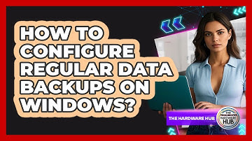 How To Configure Regular Data Backups On Windows?