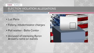 Buffalo polling place worker accused of stamping ballots in violation of New York Election Law