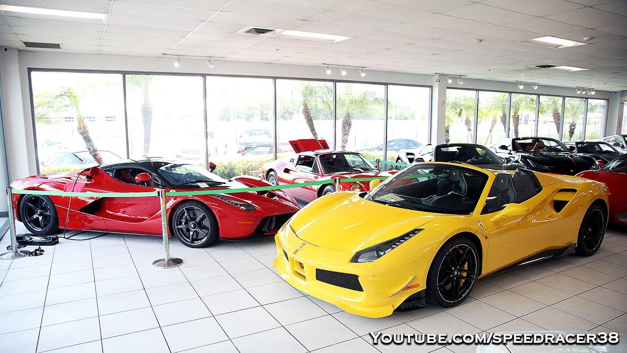 Checking out Ferrari of Central Florida YouTube