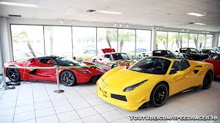 Last week i drove from connecticut to florida visit some friends and
while i'm in town stopped by ferrari of central florida. the variety
cars every ...