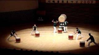 [20090614]自衛隊川崎音楽まつりx02「自衛太鼓-若駒太鼓-」
