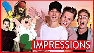 ULTIMATE IMPRESSIONS CHALLENGE ft. Joe Sugg, Josh Pieters