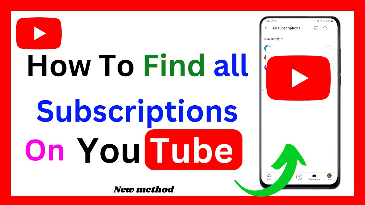 how to see how many channel you have subscribe on youtube | Find ...
