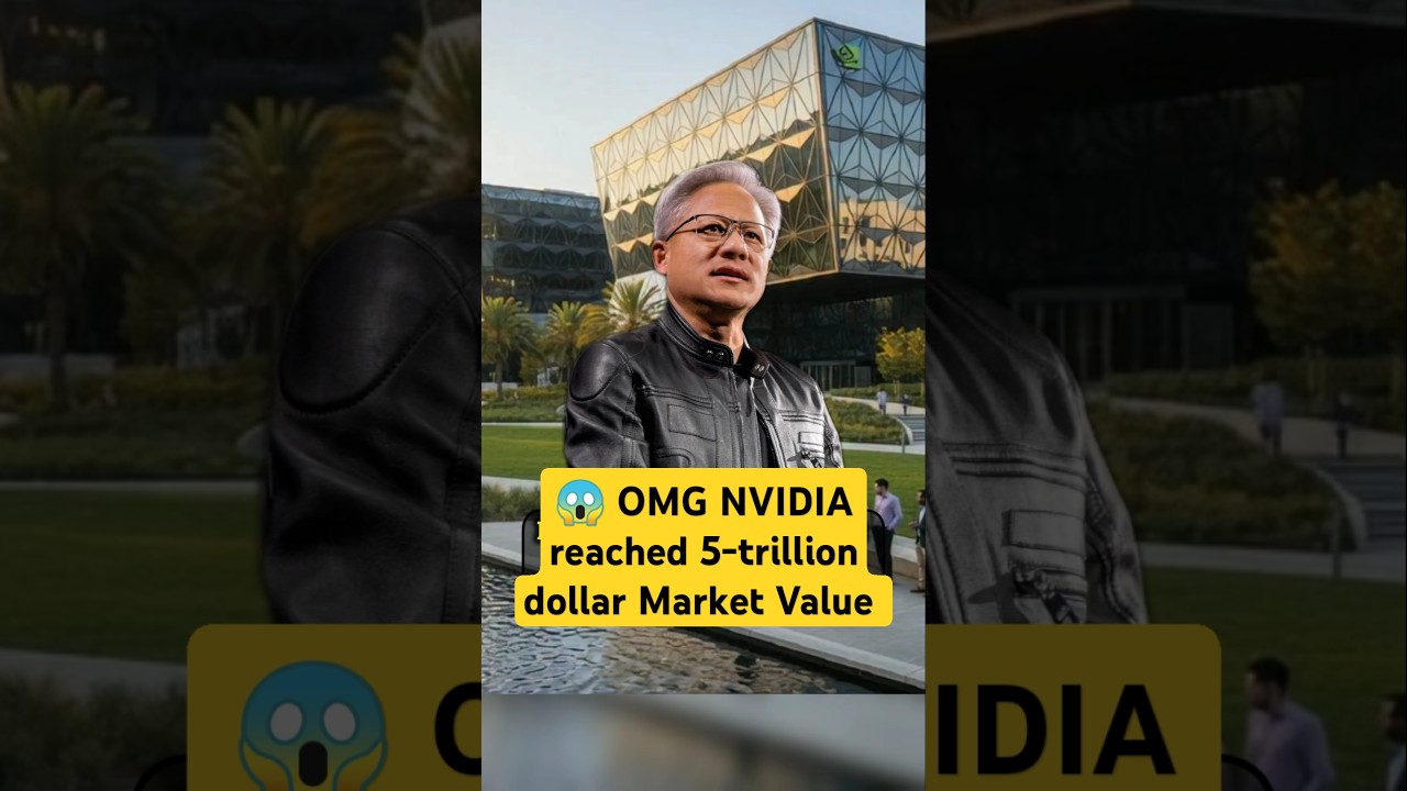 😱 OMG NVIDIA reached 5-trillion dollar Market Value 