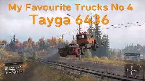 SnowRunner My Favourite Trucks No 4 Tayga 6436