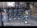 Remembrance Sunday 2022 Edinburgh - RAF Central Scotland Pipes &amp; Drums