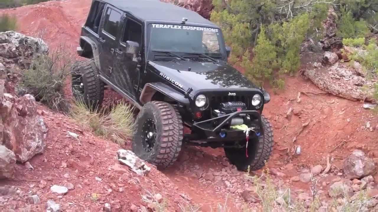 Black Jeep Rubicon off road. Area BFE Moab Easter Jeep Safari Black Jeep JK  and Jeep TJ run. - YouTube