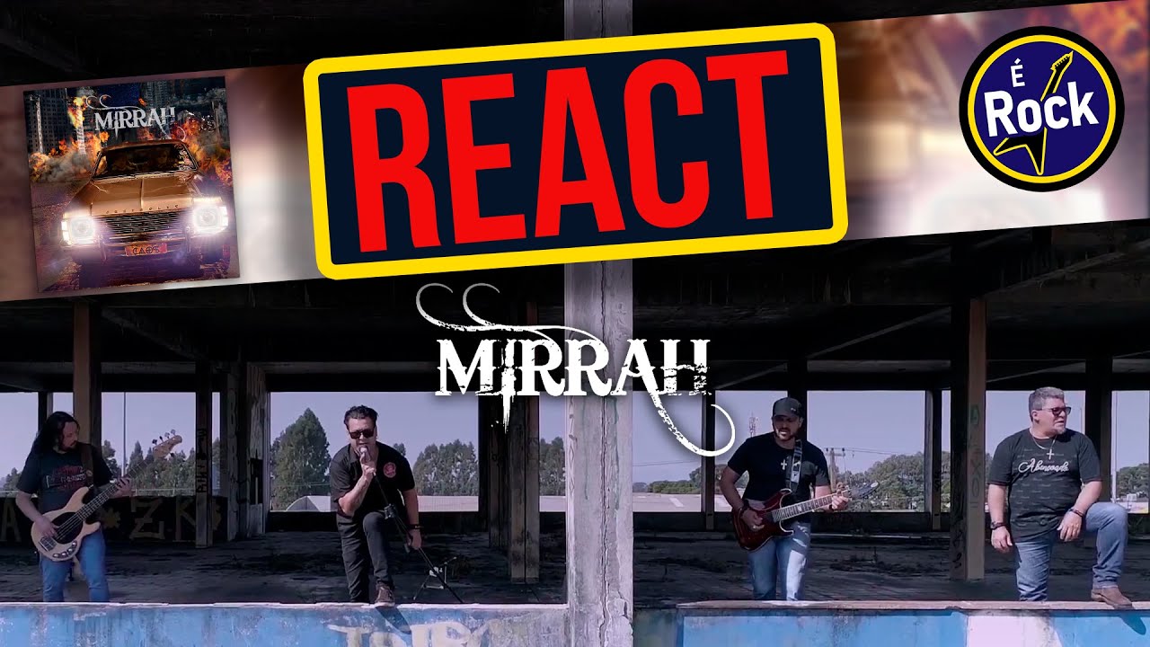 REAGINDO a banda MIRRAH - "Caos" | Celso de Freyn (Stauros) nos vocais