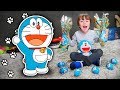 CAÇA AOS OVOS DE PÁSCOA DO DORAEMON COM MARCOS