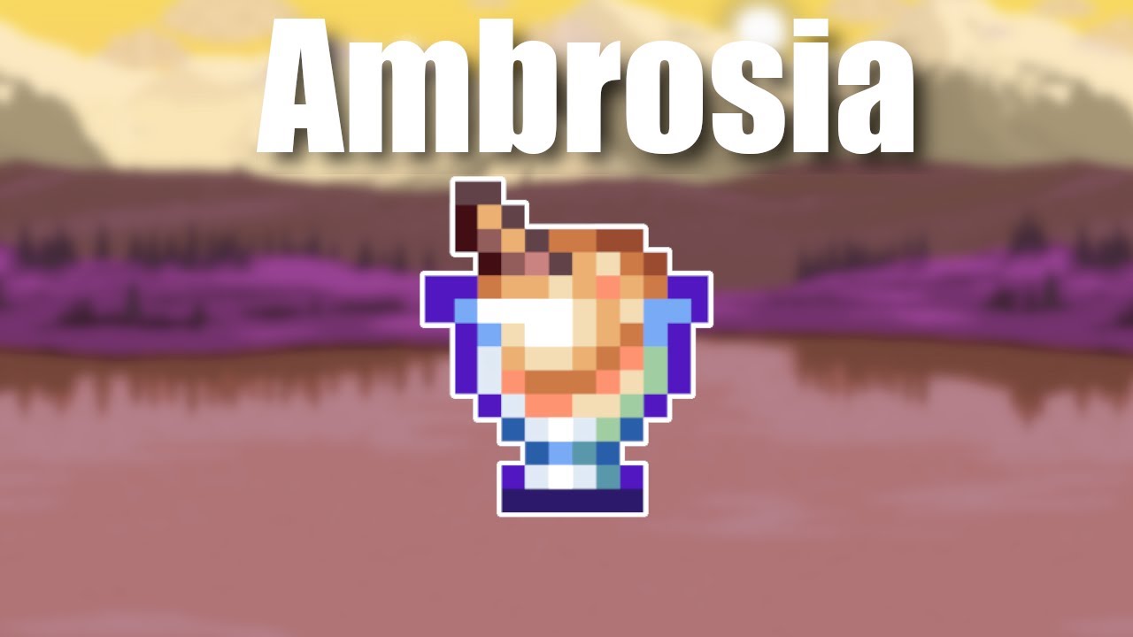 Ambrosia in Terraria! A Builders Permanent Upgrade! YouTube