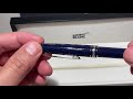 Open Box - Montblanc Meisterstuck Classic Rollerball Pen - Le Petit Prince &amp; Fox Edition