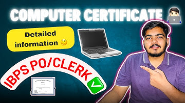 ‼️Big Update😱 Computer certificate For IBPS RRB PO/CLERK ✅||#bankexam #banker