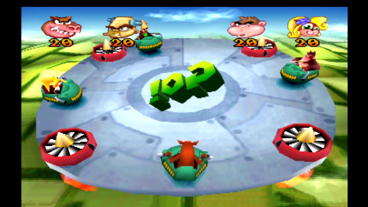 Crash Bash Dingodile Sky Balls First to 7 Hard YouTube
