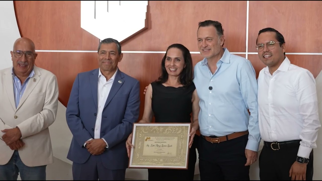 Video - Reconoce Gobernador a arquitectos en el diseño de un Querétaro con rumbo