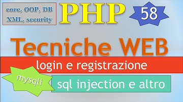 PHP 5.5 ITA 58: form e DBMS - login e registrazione (mysqli) / quarta parte