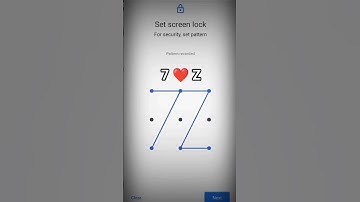 Making 7 ❤️ Z pattern lock #shortsfeed #impossible #pattern #trending #lockscreen