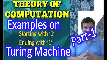 Examples on Turning Machine- Part 1 ||ToC ||  Studies Studio