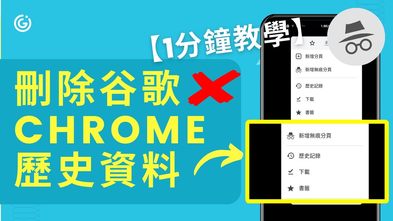 【保姆級教學】1分鐘刪除谷歌 Chrome 歷史資料？防止別人窺探你的隱私！