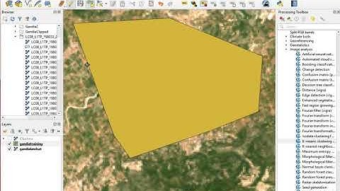 Tutorial Supervised classification part I: creating training areas