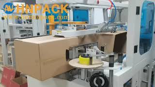 Hennopack horizontal type case erector carton packing machine
