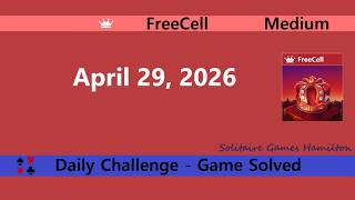 Microsoft Solitaire Collection | FreeCell Medium - April 29, 2026 | Daily Challenges screenshot 5