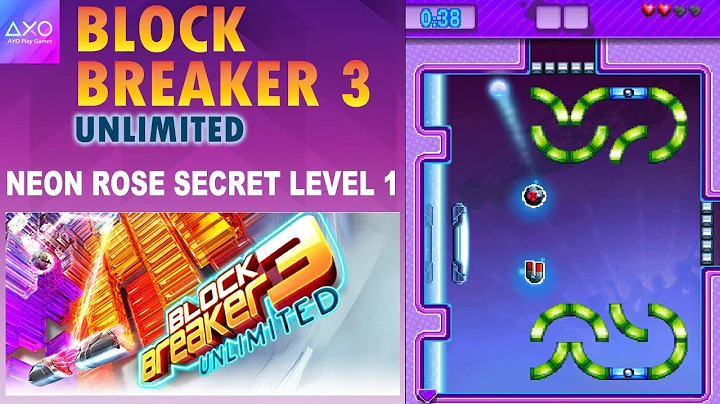 Neon Rose Secret Level 1 | Block Breaker 3 unlimited | Java Game Secret Level - 1