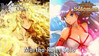 【FGO NA】Solomon - vs King of Men - Martha Ruler Solo